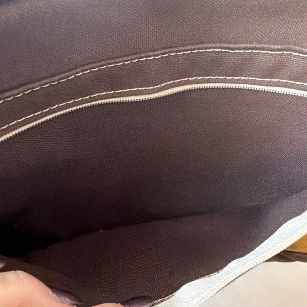Sea Bag Canvas Messenger Laptop Bag Brown Tan Crossbody Satchel Travel Work Tote